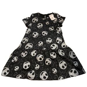 Disney Nightmare Before Christmas Jersey Dress NEW Medium 7/8 Girls Jack